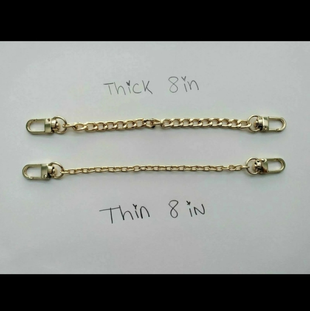 8in Swivel Hook Chain Extender for Louis Vuitton Bag Extension Clasp LV…